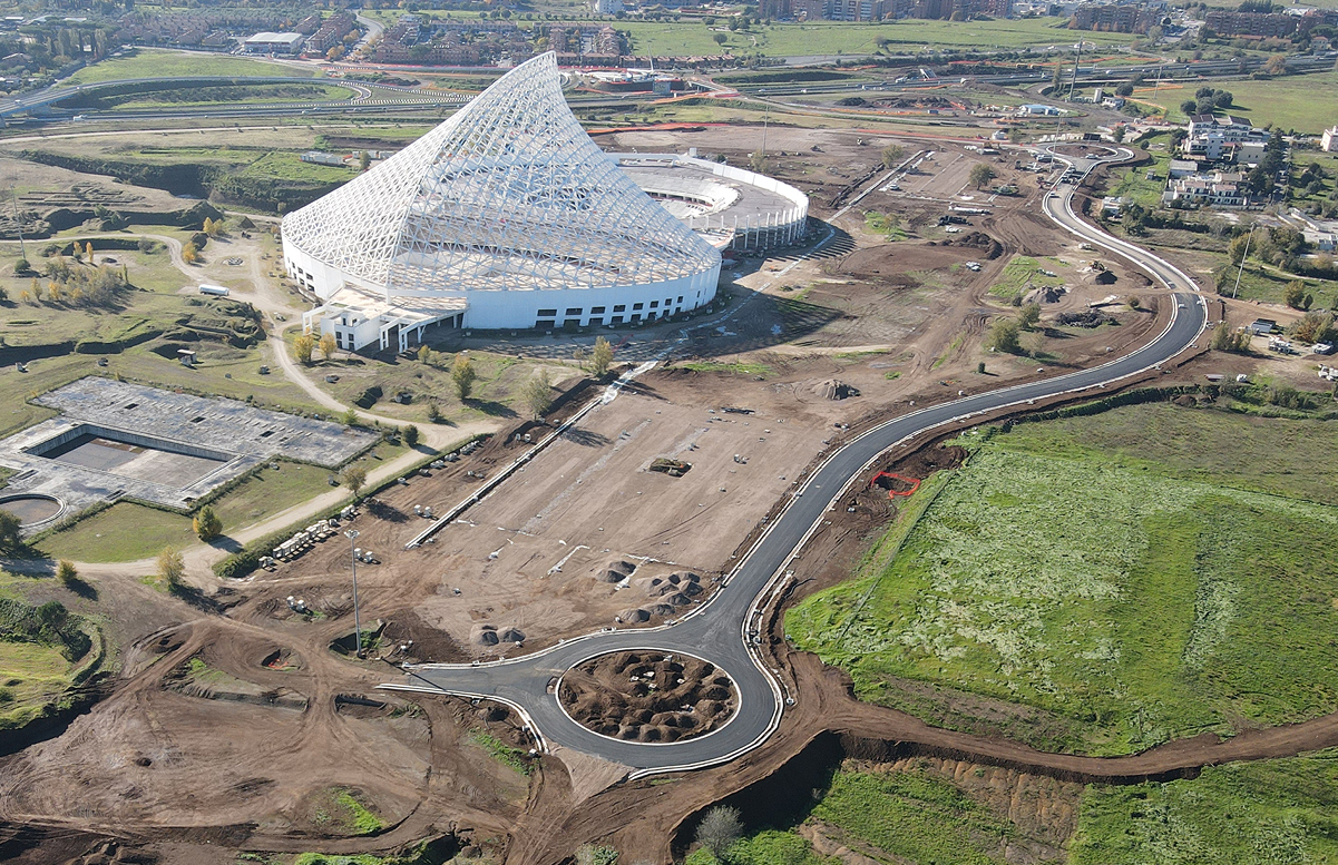 Tor Vergata: inaugurata l’area riqualificata intorno alla Vela di Calatrava