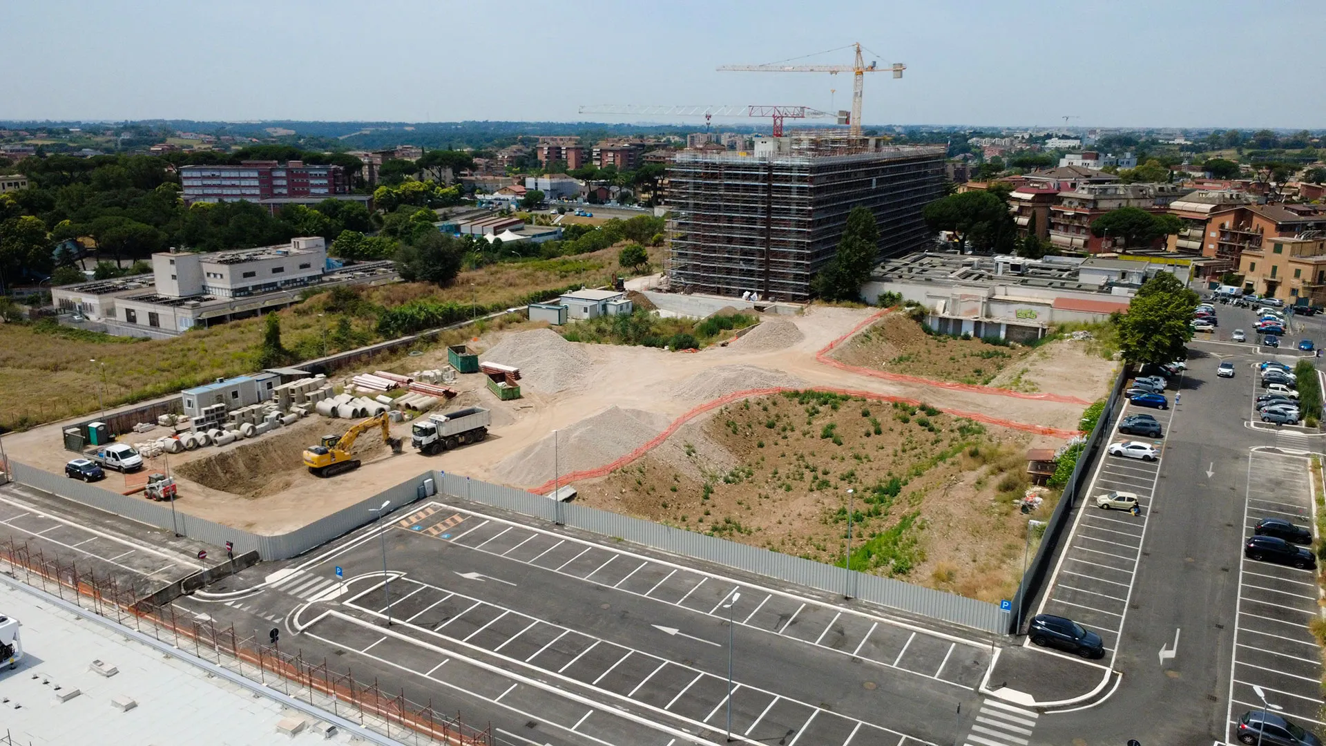 Complesso Bravetta, cantiere a Roma