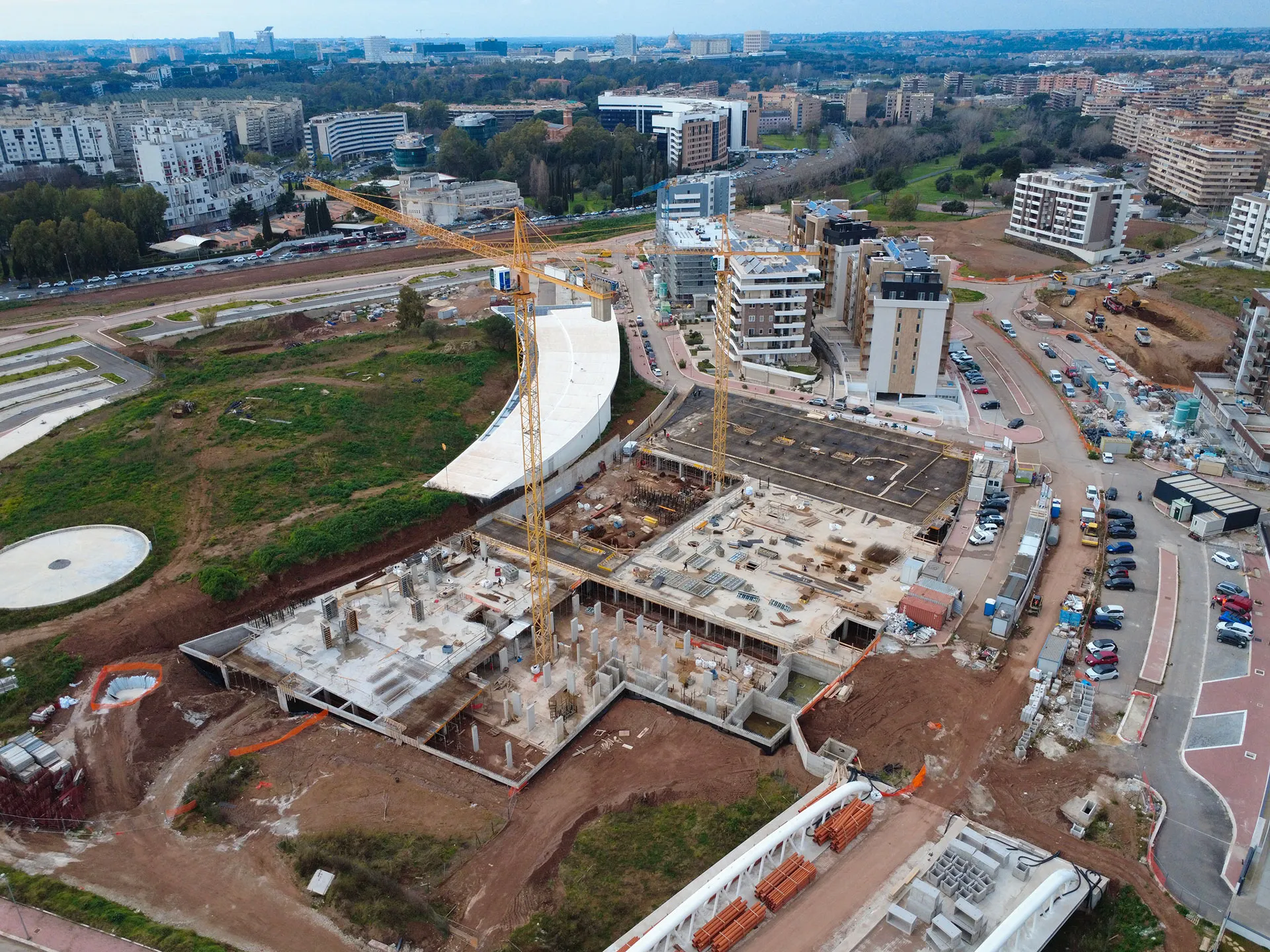 ZR6 Grottaperfetta – Le Ginestre, cantiere a Roma