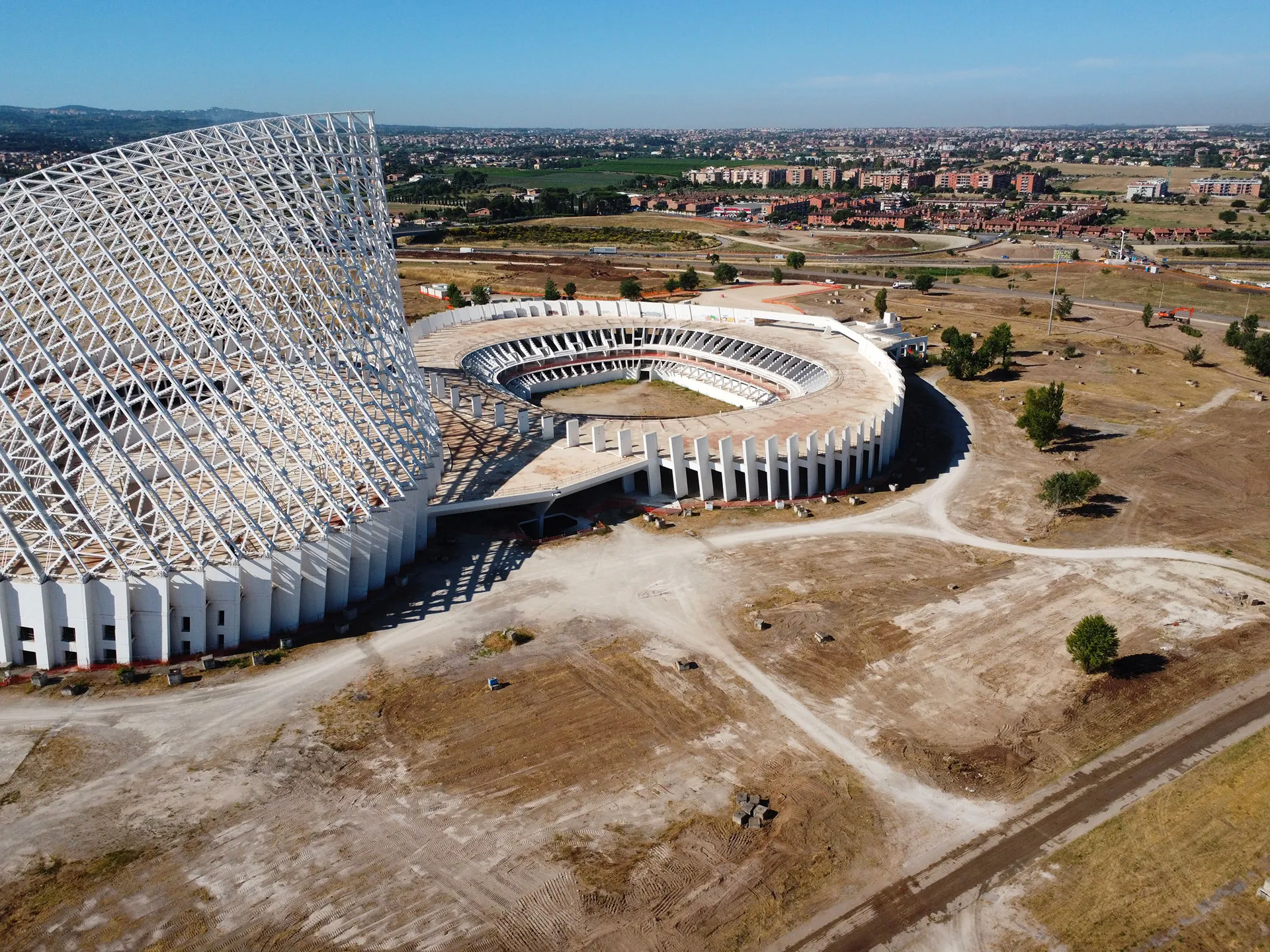 Tor Vergata – Le Vele, cantiere a Roma