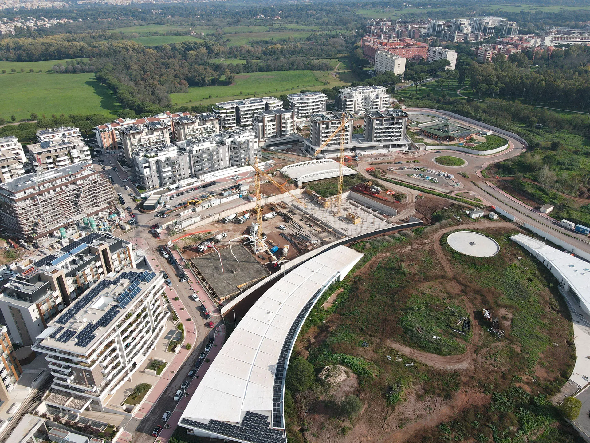 ZR6 Grottaperfetta – Le Ginestre, cantiere Impresit Lavori S.p.A. a Roma