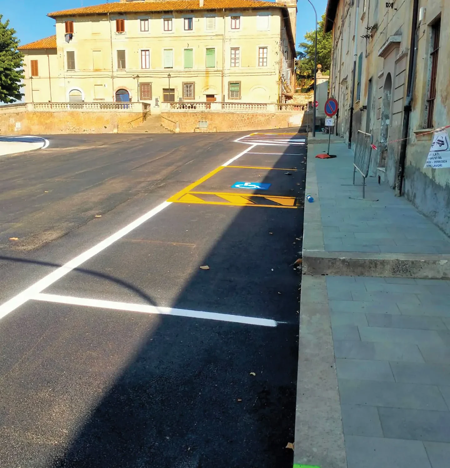 Messa in sicurezza e manutenzione straordinaria, cantiere a Monte Romano (VT)
