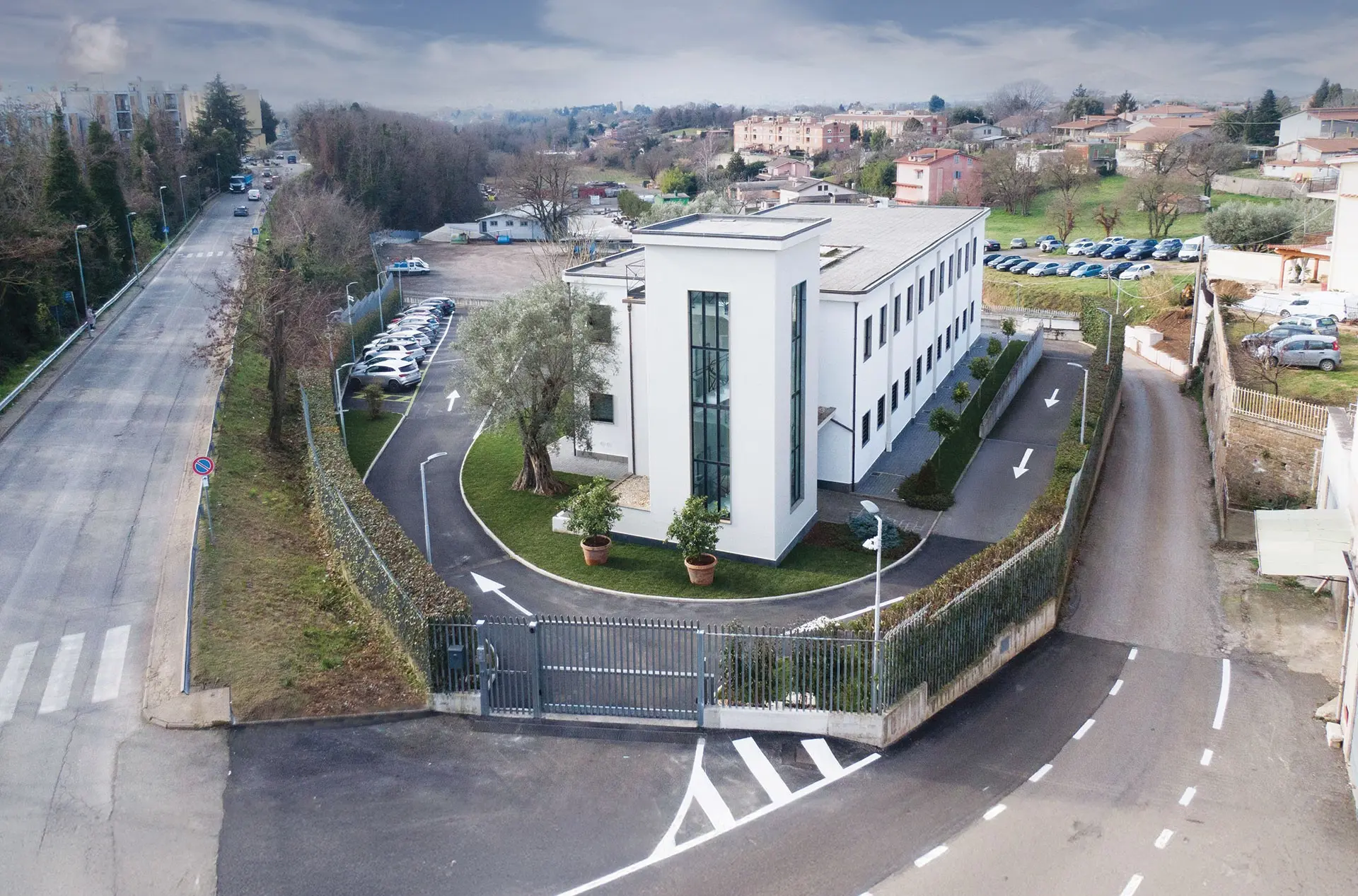 Sede Impresit Lavori S.p.A. a Palestrina vista dall'alto